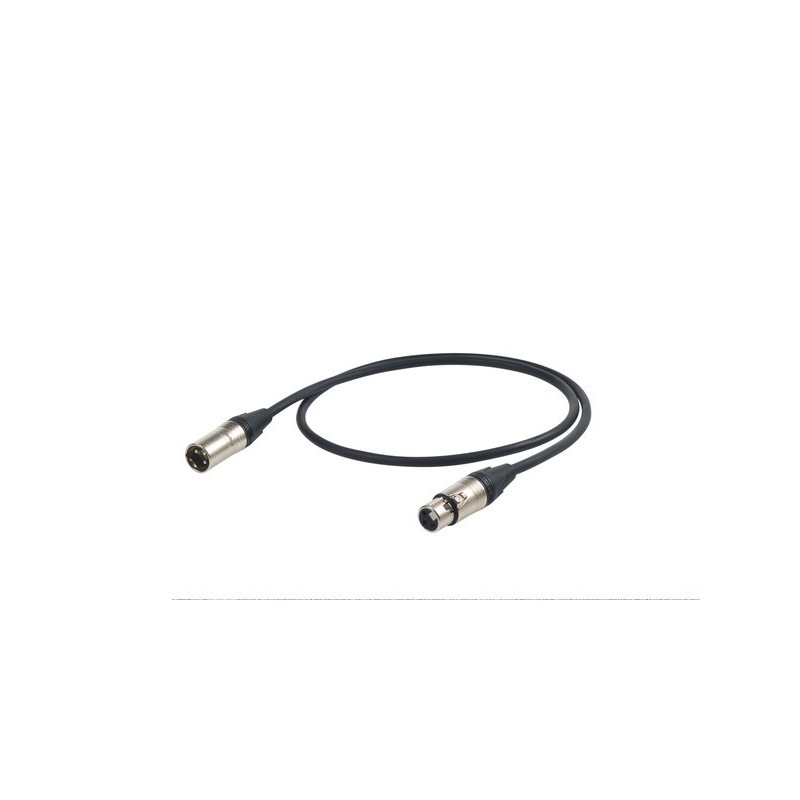 PROEL STAGE ESO210LU05 ESOTERIC Series kabel zbalansowany XLRf-XLRm 3P Neutrik, dł. 0.5m